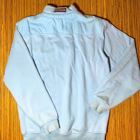 VINEYARD VINES Long Sleeve Sherpa Quarter Zip - Picture 3 of 4